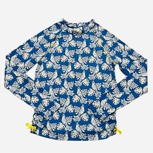 NWT Mini Boden swim rashguard tropical